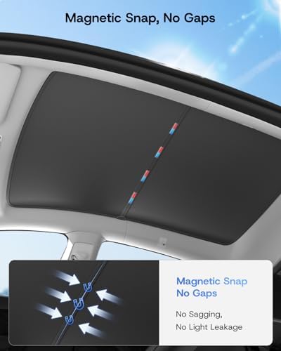 Upgrade Sunshade Roof for Tesla Model Y 2020-2024, OEM-Fit Precision Heat - Image 5