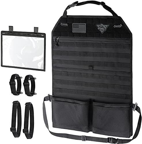 WYNEX Molle Seat Back Car Organizer Fit Most Car F150 Jeeps Pickups Trucks by WynexTactical