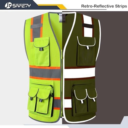 JKSafety Safety Vest for Men Women - Image 3