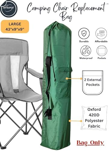 43"x9"x9" Replacement Bag for Folding Camping Chair, Camp Chairs, Yoga Mat - Image 2