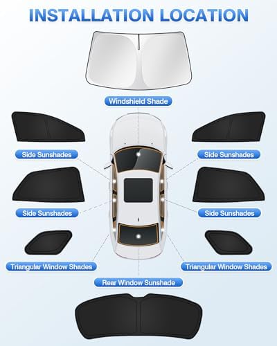Canvcle Window Shades for 2024-2026 Chevrolet/Chevy Blazer EV Accessories - Image 5