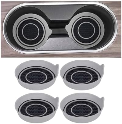 Mandark 4PCS Car Cup Holder Coaster, 2.75 Inch Non-Slip Vehicle Cup Holder by Unknown