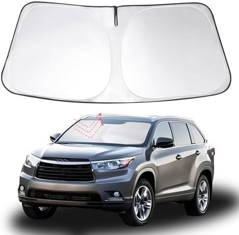 Windshield Sun Shade Sunshade for 2014-2019 Toyota Highlander by LHFLIVE