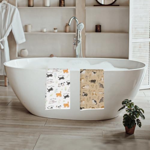 Cute Cat Trump Decor Kitchen Towels Funny Gifts - Image 5