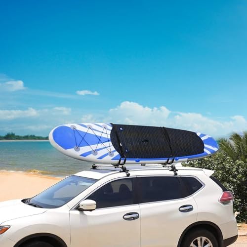 Kayak Roof Rack, 1 Pair Heavy-Duty Iron Universal J-Bar Carrier - Image 7