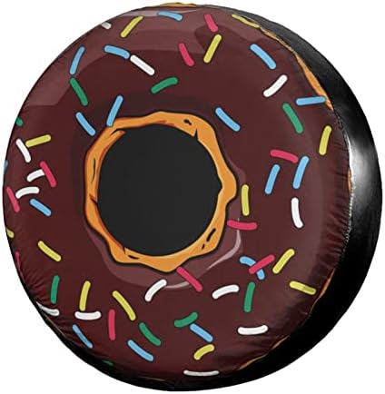 Donut Spare Tire Cover Dust-Proof Wheel Tire Cover Fit Trailer, SUV and Many by Foruidea