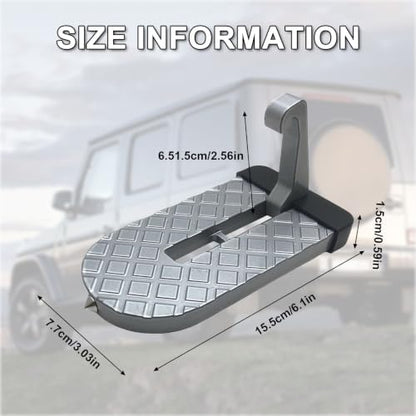 Car Door Step for Roof Access, Foldable Door Latch Step - Image 2