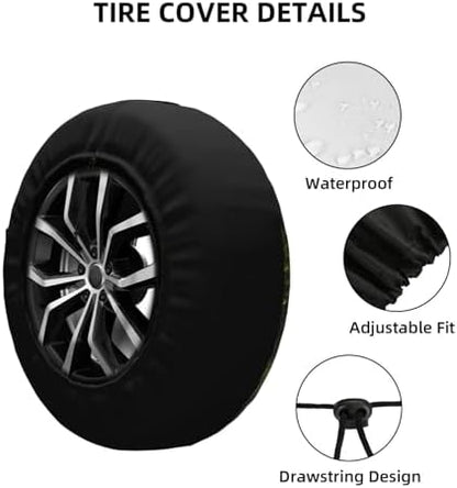 Bear Holding A Beer Mug Spare Tire Cover Weatherproof Universal Wheel - Image 4