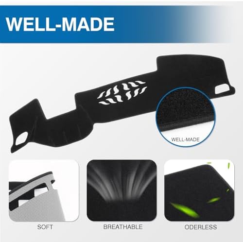 KUST Black Dash Cover for Volkswagen/VW Atlas 2024 2025 2026 - Image 4