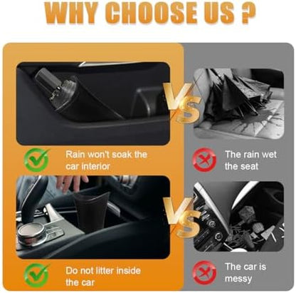 Car Umbrella Storage Bucket, Waterproof & Leakproof Auto Front & Back Seat Door - Image 6