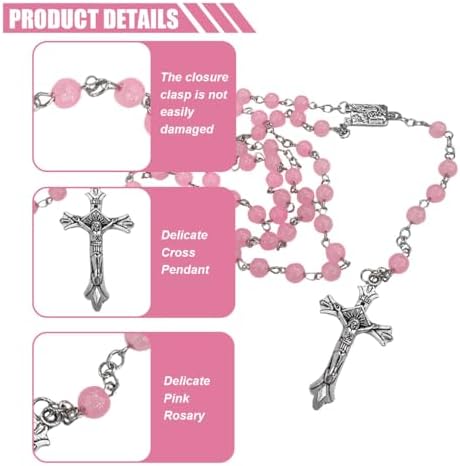 smilfuy 2PCS Car Rosary for Rearview Mirror - Image 3