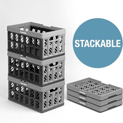 CleverMade Eco Collapsible Shopping Basket - Image 5