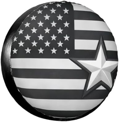 Spare Tire Cover，American USA Flag Camper Spare Tire Cover Waterproof Sun by Unknown