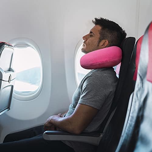Travel Neck Pillow Memory Foam U Shape Airplane Pillow Deep Powder - Image 7
