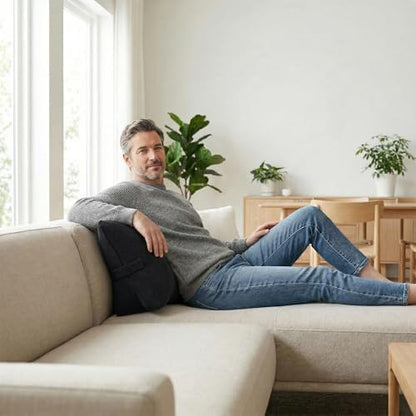Pat. Pend. Corduroy Lumbar Support Pillow - Image 4