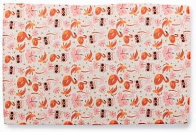 Wildflowers Microfiber Kitchen Towels | Flamingo Flowers | Waffle Fabric Tea - Image 5