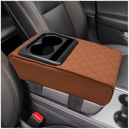 Car Center Console Armrest Pillow, Memory Foam Auto Armrest Box Cover by Unknown