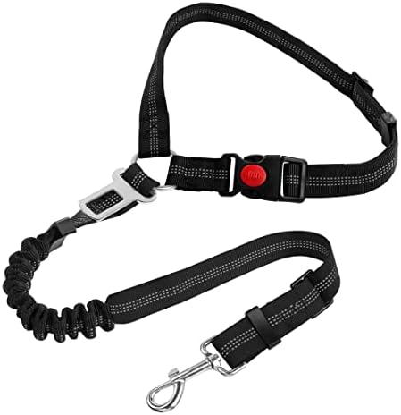 YAOHDAO Dog Seat Belt Harness for Car, Restraint Adjustable by YAODHAOD