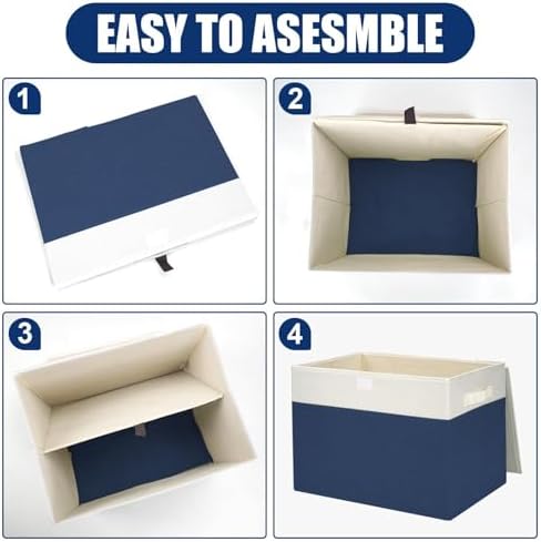 Bagnizer Large 42 Quarts Fabric Storage Bins - Image 5