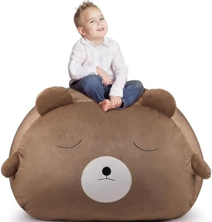 Children's Bean Bag Cover for Soft Toys 24 x 24 x 19.7 in by GAGAKU