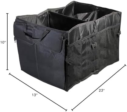 VViViD Heavy-Duty Multi-Compartment Collapsible Nylon Car Trunk Storage - Image 4