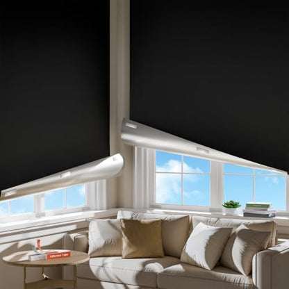13"W x44"H Portable Blackout Curtains by HEMRLY
