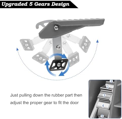 COWVIE Foldable Car Door Step Stand Pedal - Image 3
