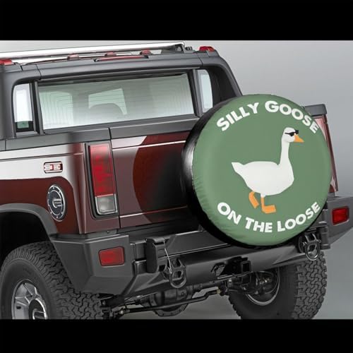 Funny Silly Goose Tire Cover Wheel Protectors Waterproof Wheel Covers Universal - Image 4