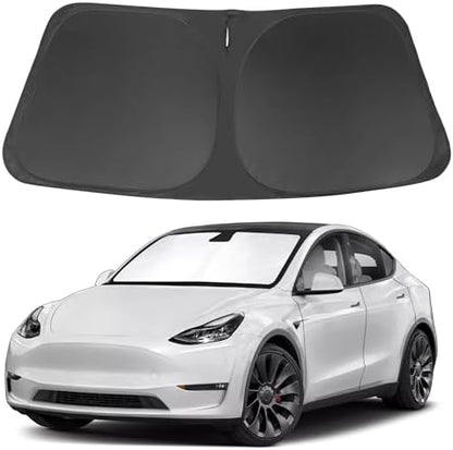Windshield Sun Shade for 2017-2026 Tesla Model Y/Juniper 3/Highland by LHFLIVE