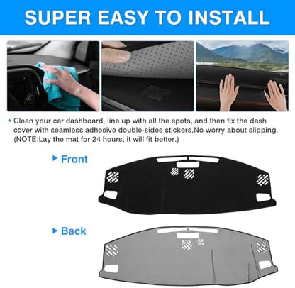 Autorder Dashboard Cover Mat for Jeep Grand Cherokee 4XE 2022-2025 2026 - Image 5