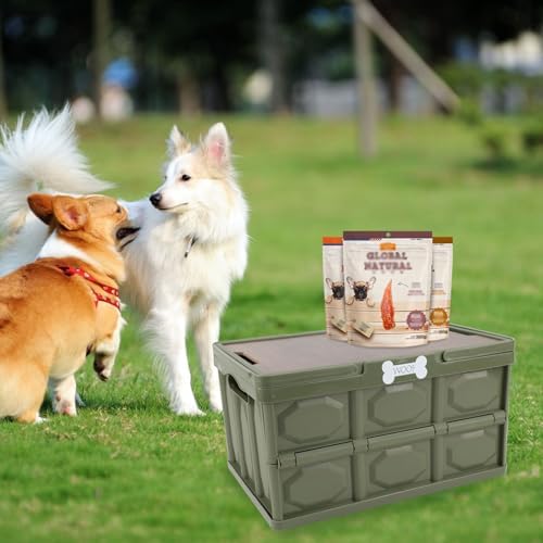 Outdoor Dog Toy Bin wtih Handles, Collapsible Dog Stuff Organizer Portable - Image 4