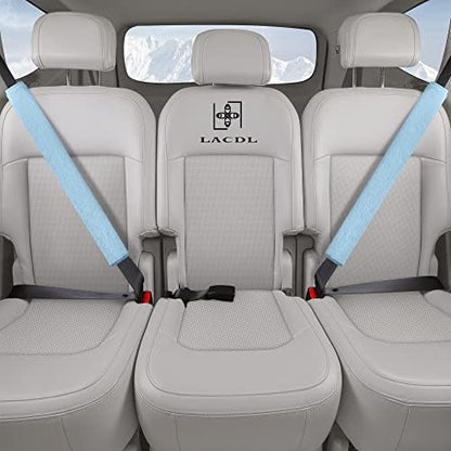 LACDL Extra Long Seatbelt Cover Super Soft Furry - Image 3