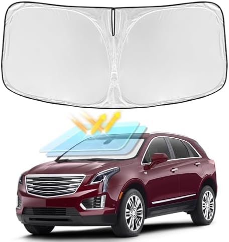 for Cadillac XT5 2017-2026 Windshield Sun Shade by ZOIBVCARSUNSHADE