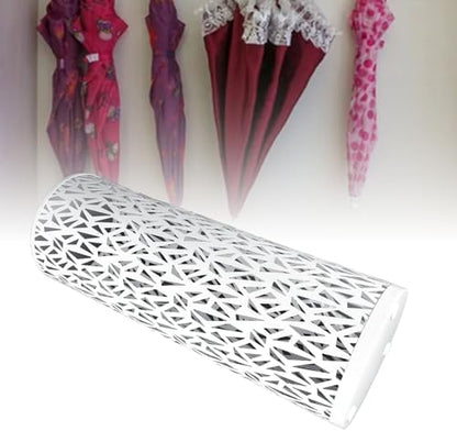 Jectse Umbrella Stand, Freestanding Round Metal Umbrella Holder Bin Hollowed - Image 5