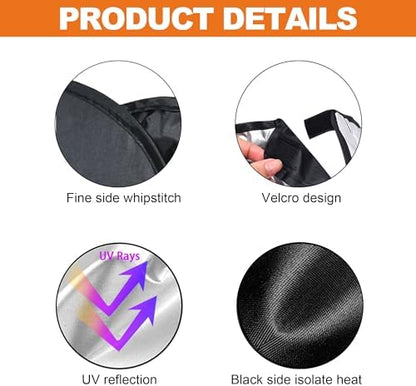 Foldable Front Windshield Sunshade fit - Image 7