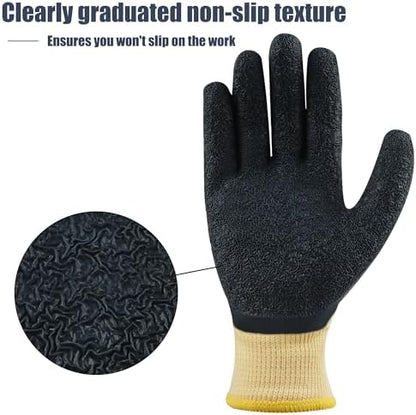 DongChu 5 Pairs Insulated Electrician Gloves 400V Voltage Resistant Gloves - Image 3