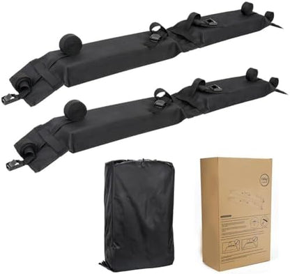 2 Pcs Soft Roof Rack Pads for Mitsubishi Starwagon/Toppo/Town Box/Zinger by KISHACZ