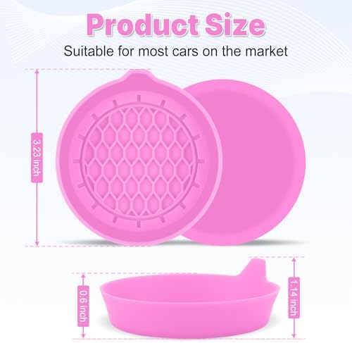SINGARO Car Cup Holder Coaster, Silicone Cup Holder Insert, Universal Non-Slip - Image 5