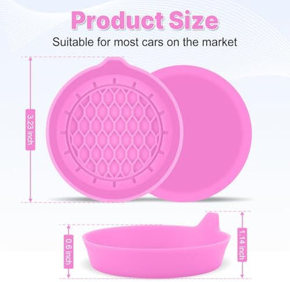 SINGARO Car Cup Holder Coaster, Silicone Cup Holder Insert, Universal Non-Slip - Image 5
