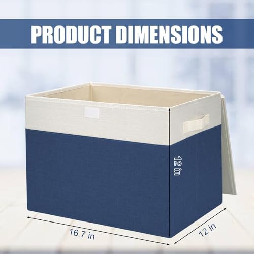 Bagnizer Large 42 Quarts Fabric Storage Bins - Image 2
