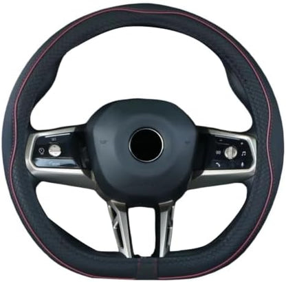 Mayco Bell Flat Bottom Steering Wheel Cover Anti-Slip, Breathable, Full Surround - Image 3