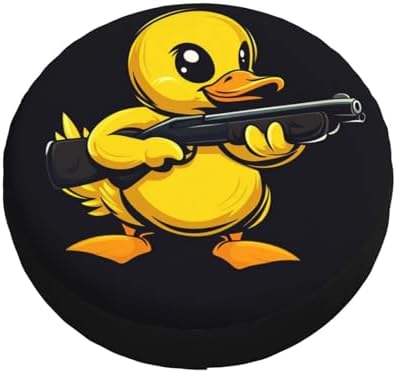 Funny Duck Spare Tire Cover Weatherproof Universal Wheel Protectors Cute Duck - Image 3