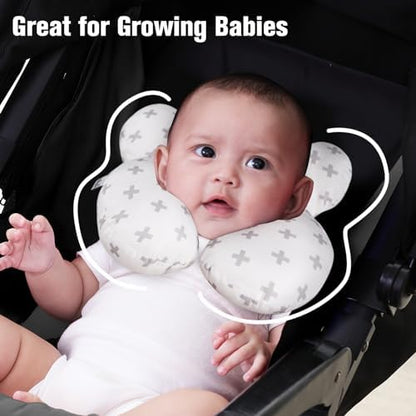 KAKIBLIN Baby Travel Pillow, Upgraded Baby Neck Pillows - Image 4