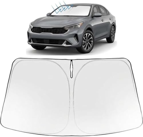 Proadsy Custom Fit 2025-2026 Kia K4 Windshield Sun Shade, Blocks Heat by Proadsy