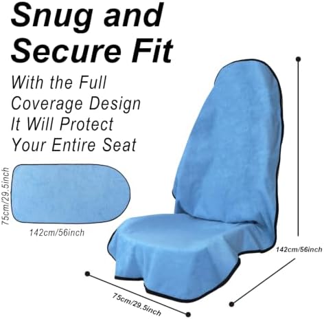 Car Seat Cover Protector Front Seats, - Image 3
