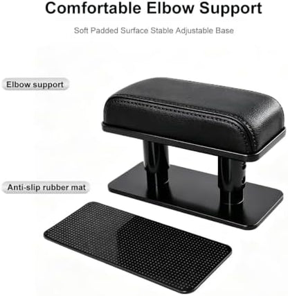 Car Armrest Pad, Car Door Arm Rest Cushion，Left Elbow Support, General Leather - Image 3