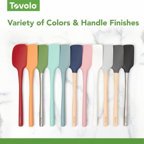 Tovolo Flex Core 5 Piece Silicone Spatula Set Heat Resistant All Silicone - Image 6