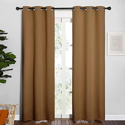 NICETOWN Sleek Blackout Curtains, 2 Panels, W34 x L84-inch by NICETOWN