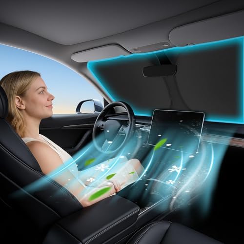 Magnelex Windshield Sun Shade for Kia Karnival/Sedona 2015-2021, Foldable Car - Image 6