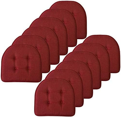 Sweet Home Collection Chair Cushion Memory Foam Pads Tufted Slip Non Skid by SweetHomeCollection